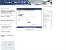 Tablet Screenshot of co.mypublicnotices.com